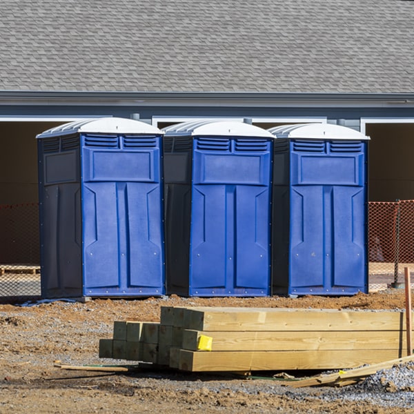 what is the cost difference between standard and deluxe porta potty rentals in Leflore